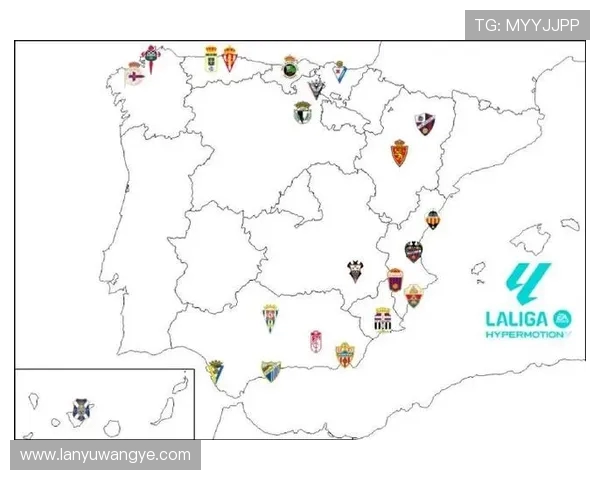 西甲联赛地图：西甲联赛各大俱乐部的地理分布